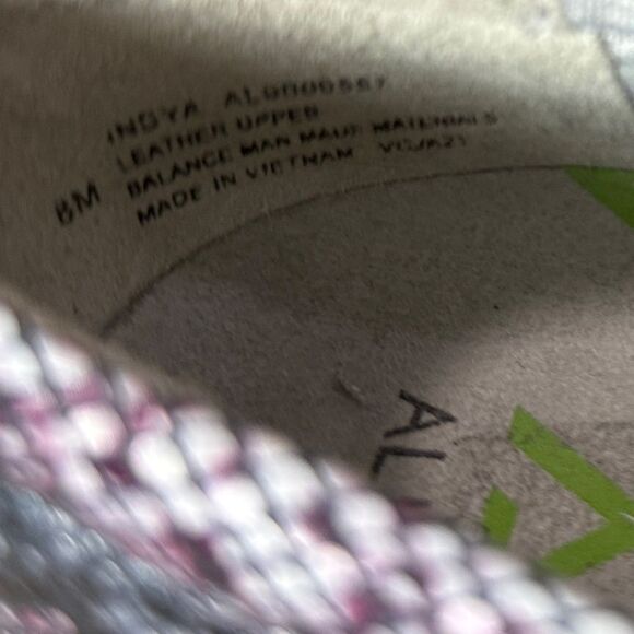 Align Indya Leather Pink, Blue & Black Leather Snakeskin Clogs - Picture 5 of 5